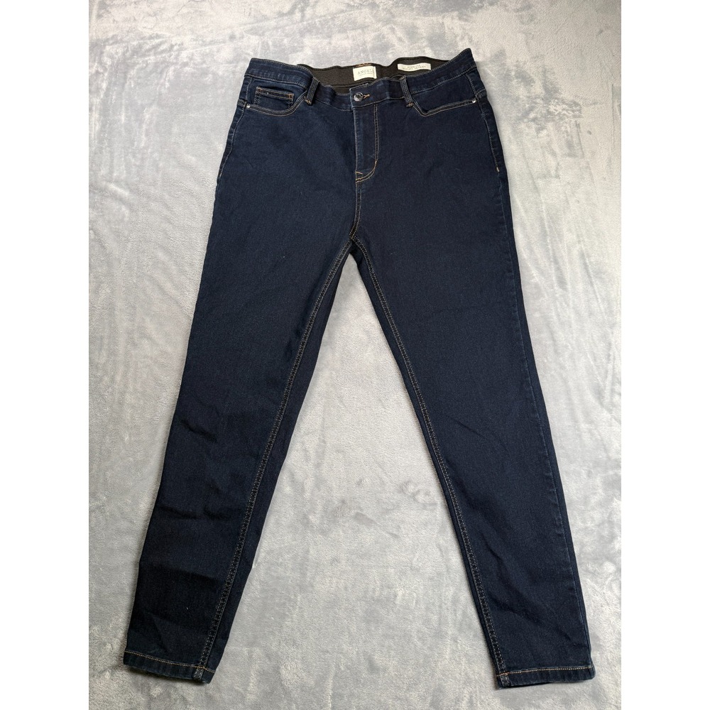 Angels Everluxe Sculpt Skinny Jeans Womens 36x28 Blue Dark Wash Stretch Denim